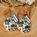 Wholesale turquoise grain leather earrings JDC-ES-GSMQ014 Earrings 妙奇 Wholesale Jewelry JoyasDeChina Joyas De China