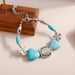 Wholesale Turquoise Heart Shaped Bracelet JDC-BT-Weny003 Bracelet 纹颖 Wholesale Jewelry JoyasDeChina Joyas De China