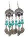 Wholesale Turquoise Leaf Alloy Earrings JDC-ES-Yunl014 Earrings 云罗 Wholesale Jewelry JoyasDeChina Joyas De China