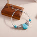 Wholesale Turquoise Simple Bracelet JDC-BT-Weny001 Bracelet 纹颖 Wholesale Jewelry JoyasDeChina Joyas De China
