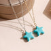 Wholesale Turquoise Star Necklace JDC-NE-Weny029 NECKLACE 纹颖 Wholesale Jewelry JoyasDeChina Joyas De China