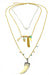 Wholesale Turquoise Tassel Alloy Necklaces JDC-NE-Yunl016 Necklaces 云罗 white Wholesale Jewelry JoyasDeChina Joyas De China
