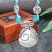 Wholesale Turquoise Water Drop Necklace JDC-NE-Weny033 NECKLACE 纹颖 Wholesale Jewelry JoyasDeChina Joyas De China