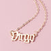 Wholesale twelve constellation alloy necklace JDC-NE-YiD008 Necklaces 宜达 Wholesale Jewelry JoyasDeChina Joyas De China