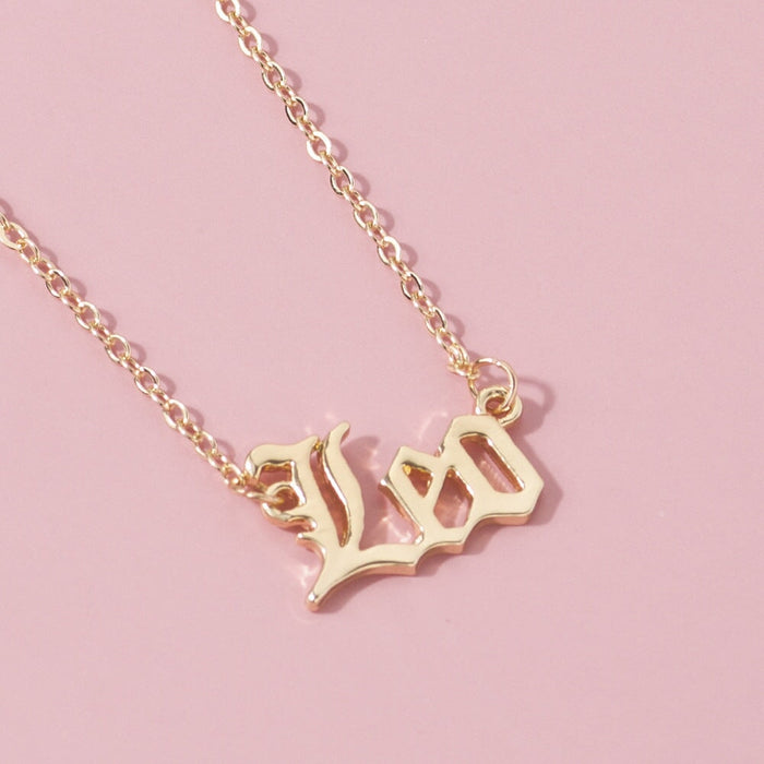 Wholesale twelve constellation alloy necklace JDC-NE-YiD008 Necklaces 宜达 Wholesale Jewelry JoyasDeChina Joyas De China
