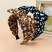 Wholesale Twill Brushed Floral Bow Hair Band JDC-HD-O313 Headband 潮炫 Wholesale Jewelry JoyasDeChina Joyas De China