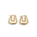 Wholesale U Shape Alloy Copper Ear Hook Earrings JDC-ES-DN034 Earrings 道妮 gold2497 Wholesale Jewelry JoyasDeChina Joyas De China