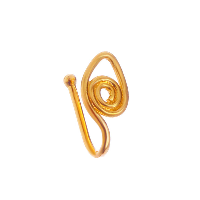 Wholesale U-shaped nose clip with Rhinestone free perforation Piercings JDC-NS-D004 Piercings 晴雯 A-811 Wholesale Jewelry JoyasDeChina Joyas De China