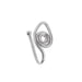 Wholesale U-shaped nose clip with Rhinestone free perforation Piercings JDC-NS-D004 Piercings 晴雯 A-812 Wholesale Jewelry JoyasDeChina Joyas De China