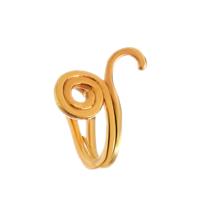 Wholesale U-shaped nose clip with Rhinestone free perforation Piercings JDC-NS-D004 Piercings 晴雯 A-832 Wholesale Jewelry JoyasDeChina Joyas De China