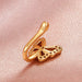 Wholesale U-shaped Rhinestone inlaid butterfly nose nail Piercings JDC-NS-D003 Piercings 晴雯 Wholesale Jewelry JoyasDeChina Joyas De China