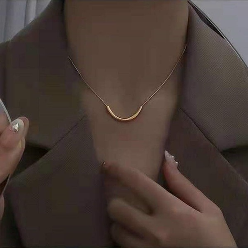 Wholesale U-shaped stainless steel pendant necklace ladies JDC-NE-JD270 necklaces JoyasDeChina Wholesale Jewelry JoyasDeChina Joyas De China