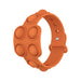 Wholesale Unzip and pinch bubble bracelet JDC-FT-HC019 fidgets toy 华创 Orange Wholesale Jewelry JoyasDeChina Joyas De China