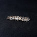 Wholesale V-shaped alloy crystal leaf hairpin JDC-HC-JE004 Hair Clips 璟恩 Wholesale Jewelry JoyasDeChina Joyas De China