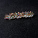 Wholesale V-shaped alloy crystal leaf hairpin JDC-HC-JE004 Hair Clips 璟恩 Wholesale Jewelry JoyasDeChina Joyas De China