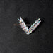 Wholesale V-shaped alloy crystal leaf hairpin JDC-HC-JE004 Hair Clips 璟恩 Wholesale Jewelry JoyasDeChina Joyas De China