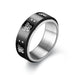 Wholesale vacuum titanium steel rotating ring JDC-RS-Dingc012 Rings 顶潮 Butterfly 6 Wholesale Jewelry JoyasDeChina Joyas De China