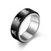 Wholesale vacuum titanium steel rotating ring JDC-RS-Dingc012 Rings 顶潮 Skull 6 Wholesale Jewelry JoyasDeChina Joyas De China
