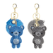 Wholesale velvet bear key chain MOQ ≥ 10 JDC-KC-YZ005 Keychains 永泽 Wholesale Jewelry JoyasDeChina Joyas De China