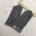 Wholesale velvet warm and windproof wool men's gloves JDC-GS-BX-001 Gloves 伯循 grey one size Wholesale Jewelry JoyasDeChina Joyas De China