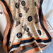 Wholesale versatile four seasons shawl imitation cashmere JDC-SF-SL056 scarf JoyasDeChina Black + Orange 180cm Wholesale Jewelry JoyasDeChina Joyas De China
