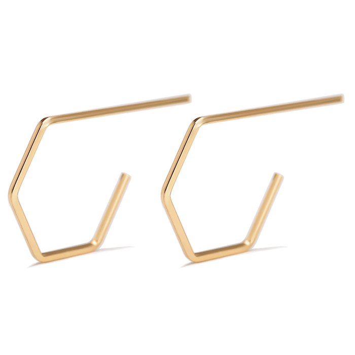 Wholesale versatile geometric hollow metal Earrings JDC-ES-D617 Earrings JoyasDeChina 01 gold 0496 Wholesale Jewelry JoyasDeChina Joyas De China
