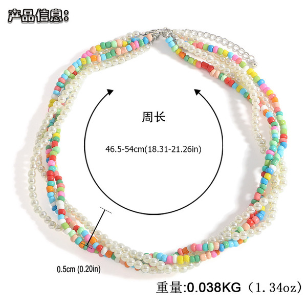 Wholesale versatile pearl clavicle chain JDC-NE-JQ076 NECKLACE JoyasDeChina Wholesale Jewelry JoyasDeChina Joyas De China