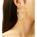 Wholesale Vintage alloy geometric Ring hoop earrings JDC-ES-GSTC027 Earrings JoyasDeChina Wholesale Jewelry JoyasDeChina Joyas De China