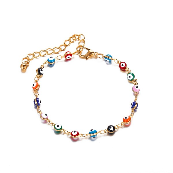 Bulk Jewelry Wholesale vintage bohemian style color eye anklet JDC-AS-F325 Wholesale factory from China YIWU China