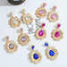Wholesale Vintage court style metal diamond earrings JDC-ES-JQ099 Earrings JoyasDeChina Wholesale Jewelry JoyasDeChina Joyas De China