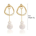 Wholesale vintage court style pearl stud earrings JDC-ES-ManY002 Earrings 满溢 11 Wholesale Jewelry JoyasDeChina Joyas De China