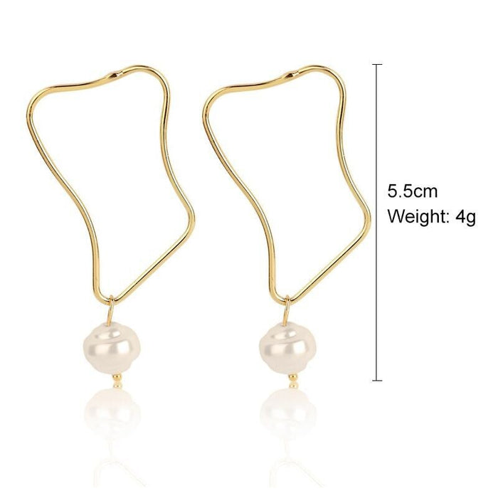 Wholesale vintage court style pearl stud earrings JDC-ES-ManY002 Earrings 满溢 14 Wholesale Jewelry JoyasDeChina Joyas De China