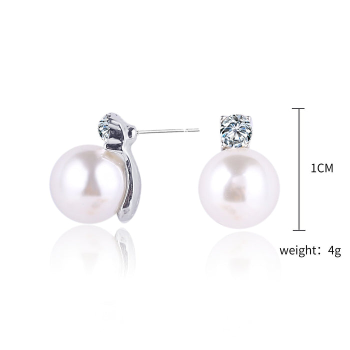 Wholesale vintage court style pearl stud earrings JDC-ES-ManY002 Earrings 满溢 20 Wholesale Jewelry JoyasDeChina Joyas De China