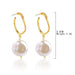 Wholesale vintage court style pearl stud earrings JDC-ES-ManY002 Earrings 满溢 Wholesale Jewelry JoyasDeChina Joyas De China
