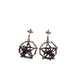 Wholesale vintage cross pentagram spider alloy earrings JDC-ES-YYFF011 Earrings 燕羽飞飞 Steel needle Wholesale Jewelry JoyasDeChina Joyas De China