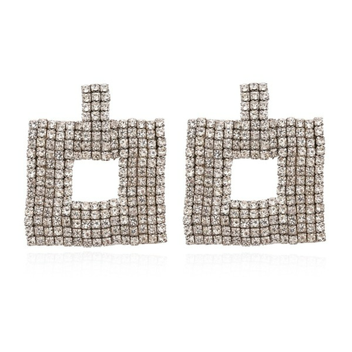 Wholesale Vintage geometric alloy diamond earrings JDC-ES-MY099 Earrings JoyasDeChina Wholesale Jewelry JoyasDeChina Joyas De China
