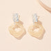 Wholesale Vintage irregular Earrings JDC-ES-AYN360 Earrings JoyasDeChina E2124-silver Wholesale Jewelry JoyasDeChina Joyas De China