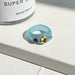 Wholesale Vintage Jelly Resin Diamond Ring JDC-RS-F079 Rings 韩之尚 23 / Wholesale Jewelry JoyasDeChina Joyas De China