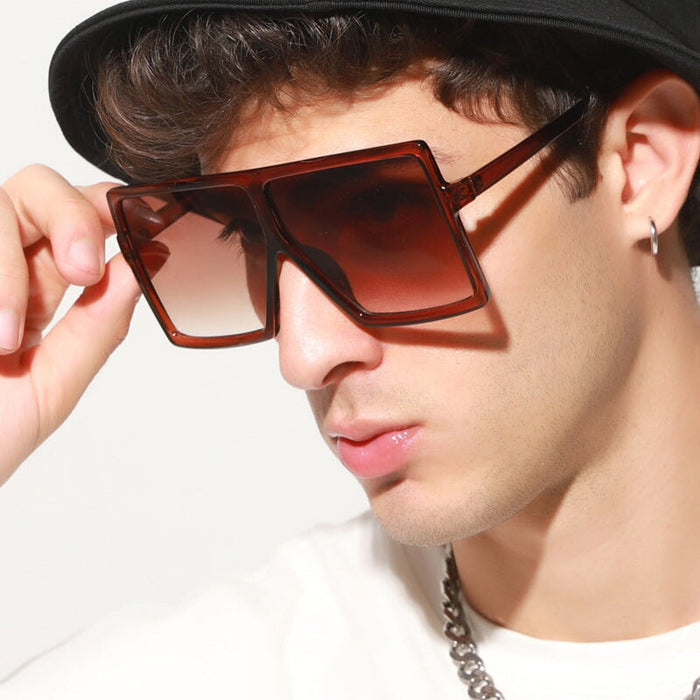 Wholesale vintage large box sunglasses JDC-SG-BaiL006 Sun Glasses 佰銮 Wholesale Jewelry JoyasDeChina Joyas De China