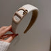Wholesale vintage leather letter hair band (F)JDC-HD-BaoY003 Headband 宝钰 White Wholesale Jewelry JoyasDeChina Joyas De China