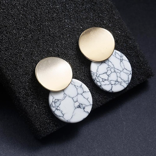 Bulk Jewelry Wholesale vintage marble personality earrings JDC-ES-b066 Wholesale factory from China YIWU China