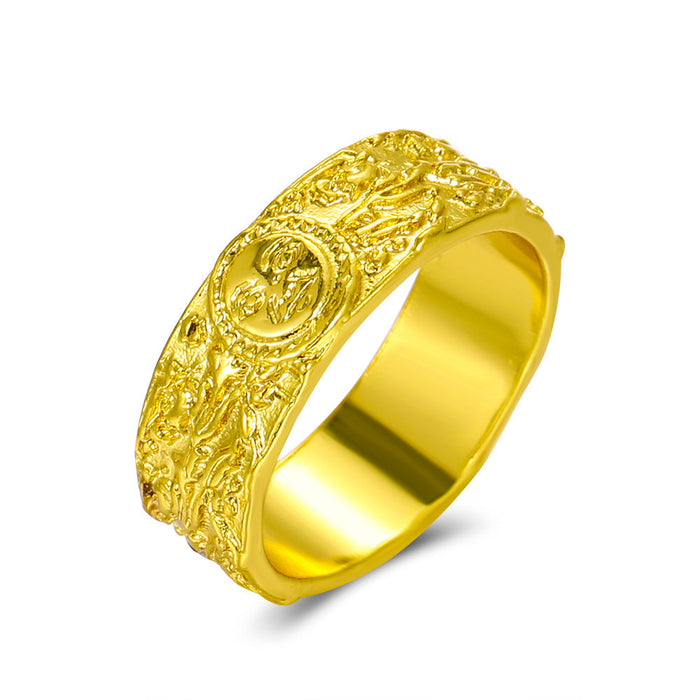 Wholesale Vintage Metal Sun ring JDC-RS-A416 Rings JoyasDeChina 01 imitation gold Wholesale Jewelry JoyasDeChina Joyas De China