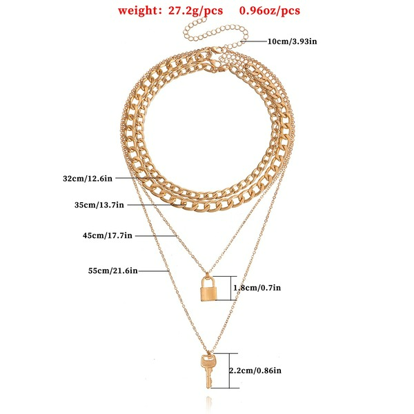 Wholesale Vintage multi-layer Pendant Necklace JDC-NE-ZW053 NECKLACE JoyasDeChina Wholesale Jewelry JoyasDeChina Joyas De China