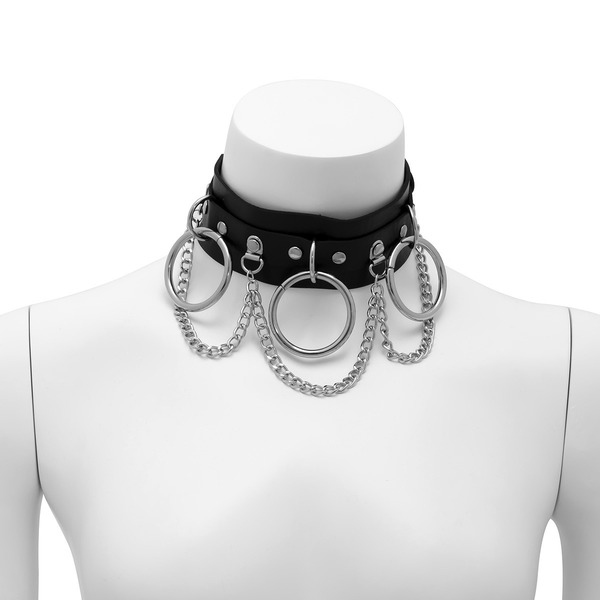 Wholesale Vintage Rococo ring chain neck chain female JDC-NE-KJ077 NECKLACE JoyasDeChina Wholesale Jewelry JoyasDeChina Joyas De China