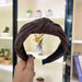 Wholesale Vintage sponge Headband JDC-HD-SJ074 Headband JoyasDeChina 3D snake knot dark coffee Wholesale Jewelry JoyasDeChina Joyas De China