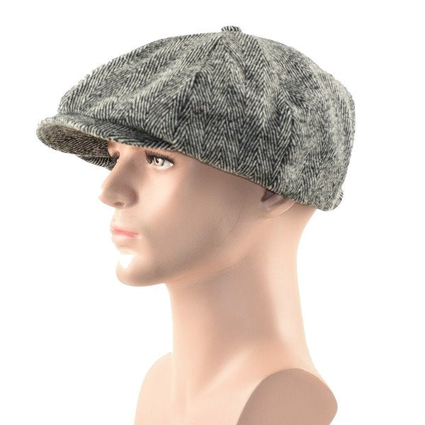 Wholesale vintage striped woolen beret hat JDC-FH-TW-003 Fashionhat 淘弯 Wholesale Jewelry JoyasDeChina Joyas De China