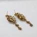 Wholesale vintage water drop tassel long alloy earrings JDC-ES-GSDB042 Earrings 丹比华比 Wholesale Jewelry JoyasDeChina Joyas De China