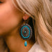 Wholesale vintage western-style turquoise earrings JDC-ES-saip039 Earrings 赛蒲 Wholesale Jewelry JoyasDeChina Joyas De China