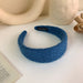 Wholesale Vintage Wool hair hoop JDC-HD-MS04 Headband JoyasDeChina G dark blue Wholesale Jewelry JoyasDeChina Joyas De China