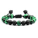Wholesale Volcanic Lava Stone Beaded Braided Bracelet JDC-BT-JiuJ024 Bracelet 九江 Wholesale Jewelry JoyasDeChina Joyas De China